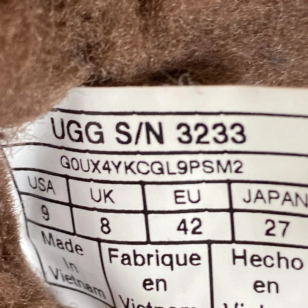 Ugg Men’s Ascot Moc Toe Slippers Size 9 - Picture 8 of 8